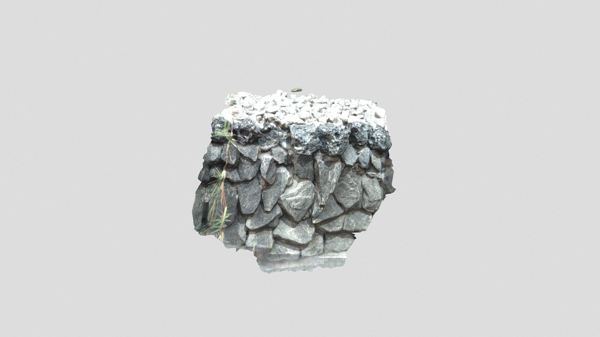 Rock Wall Material Condition — Sketchfab embed 3D viewer