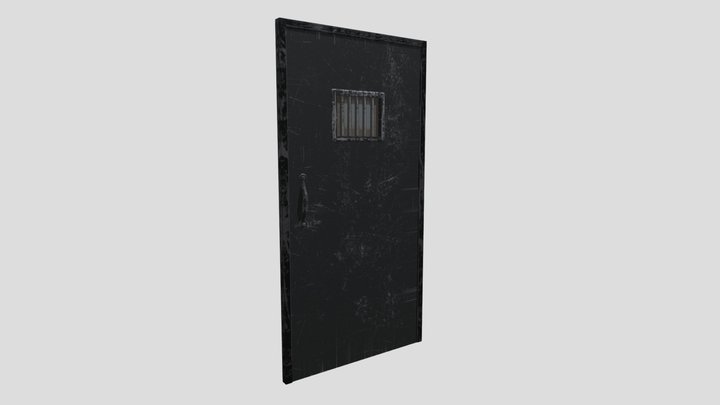 Puerta de hierro 3D Model
