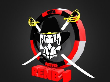 RENB1 3D Clan Logo 1 3D Model