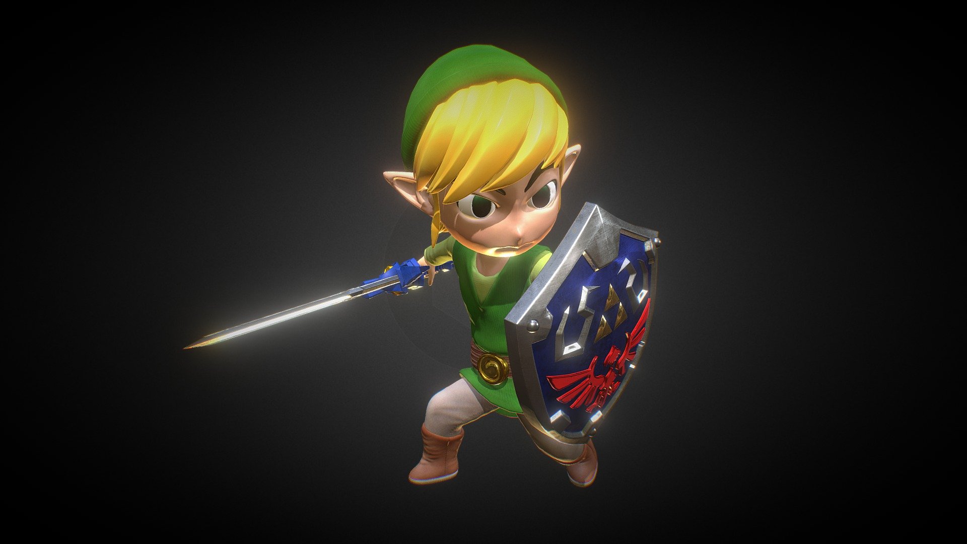 Toon Link - 3D model by Marco Fascinetto (@Marco.Fascinetto) [6fafc3b ...