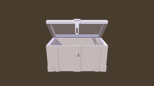 Wild West Treasure Chest 3D Model