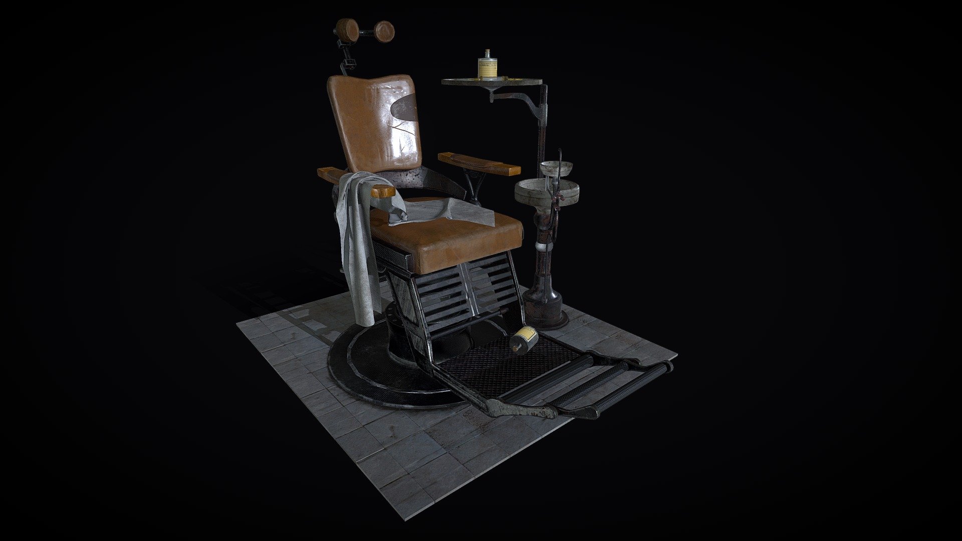 Dentist Chair 3D model by ancabatica [6fb17e8] Sketchfab