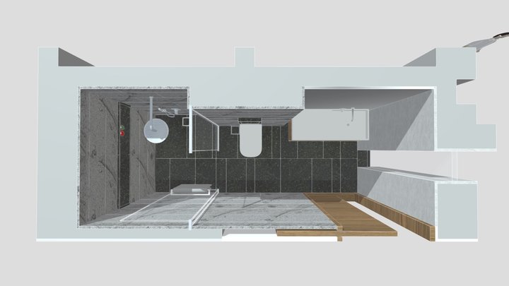 [1CG] Bathroom 3 3D Model
