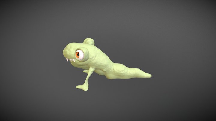 Alien monster model 3D Model