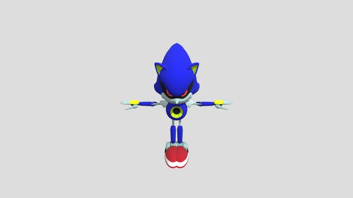 Classic Metal Sonic 3D Model