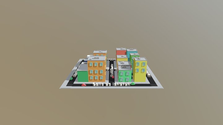 Ciudad 2 3D Model