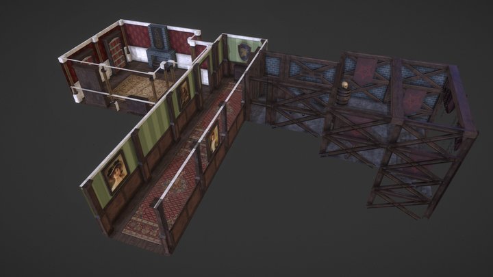 TP3-Hallway_Jefferson Cruz 3D Model