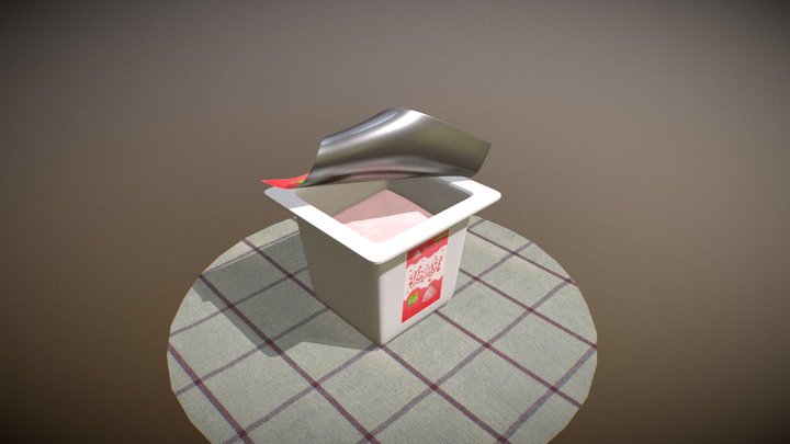 Yogurt 3D Model