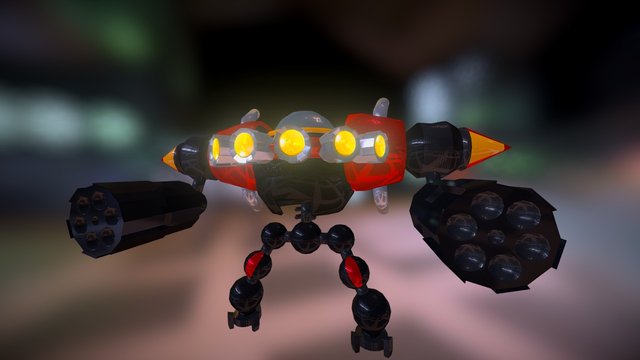 Eggman's Mech from Sonic Unleashed 3D Model