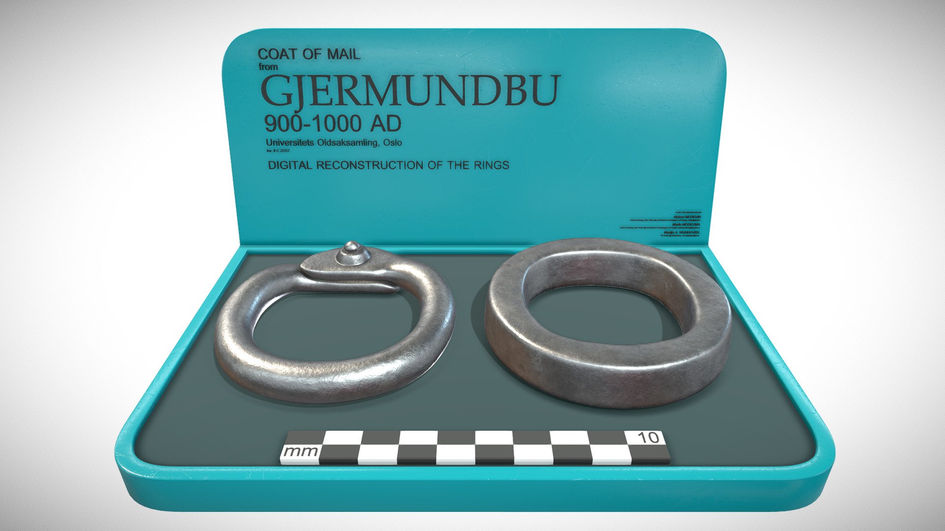 Armour from Gjermundbu: 3D reconstruction