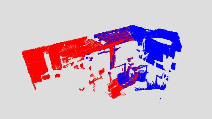 [LAR Dataset] Pointcloud merged - Monocolour 3D Model