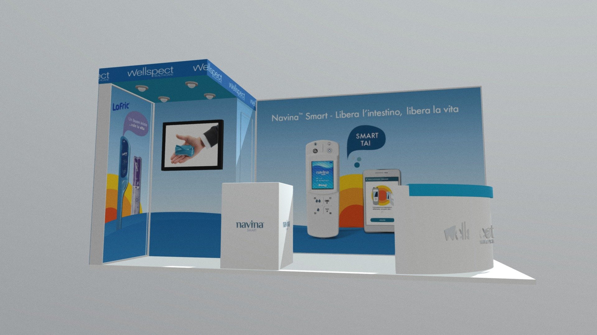 Wellspect Stand SIUD — Sketchfab embed 3D viewer