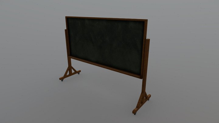 Blackboard 3D Model