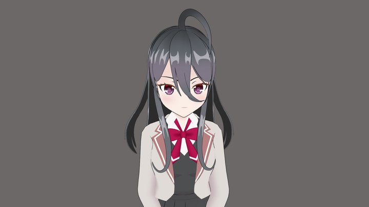 Ayano Kimishima - Roshidere 3D Model