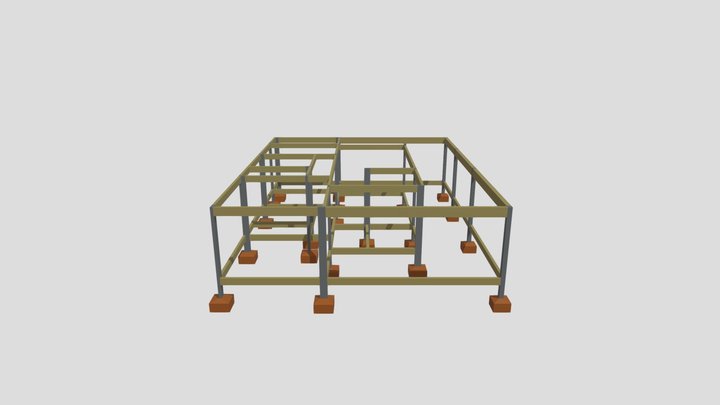 3D Estrutura 3D Model