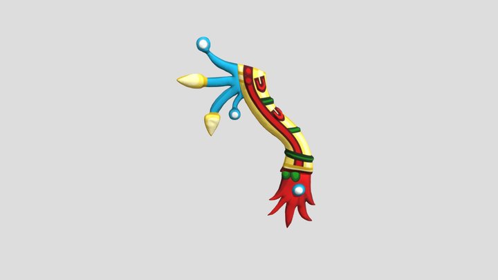 Atl-Tlachinolli | Aztec glyph | Glifo Azteca 3D Model