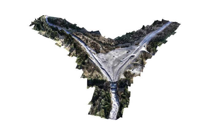 Aushubvol. Murgang Maschänser-/Scalärarüfe 2017 3D Model