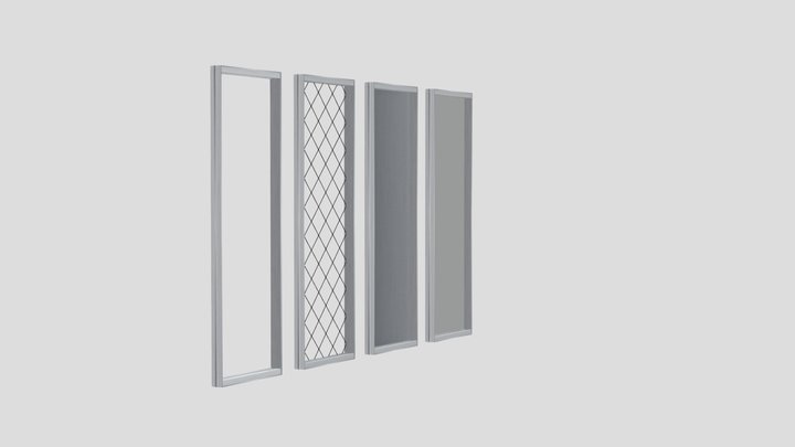 Steel Frame Proposition 3D Model