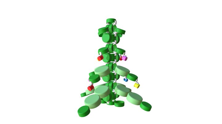 CLIP IT 3D - CHRISTMAS TREE / ARBRE DE NOEL 3D Model