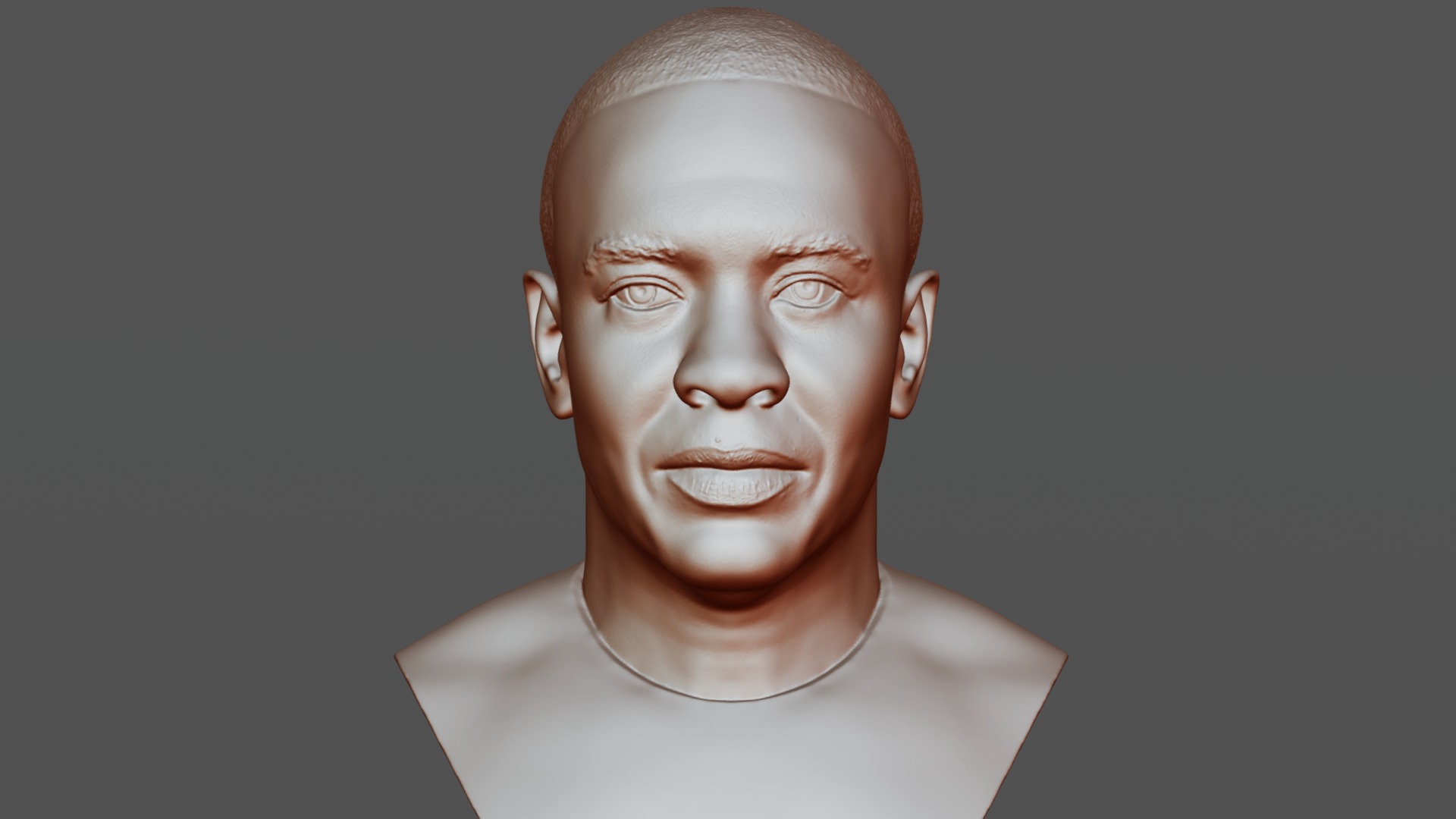 3D model Dr Dre bust for 3D printing