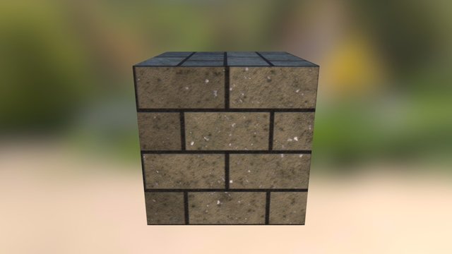 Church Brick Texture 3D Model