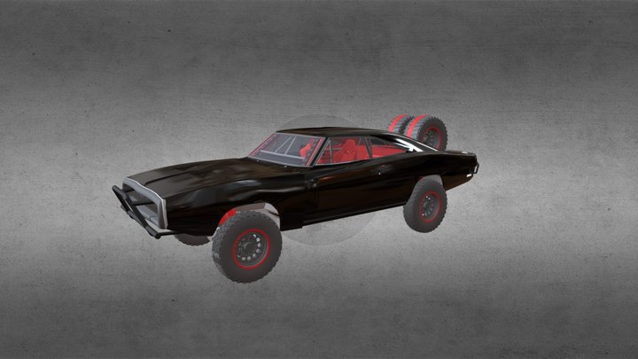 Dodge-charger-furious-7 3D Model