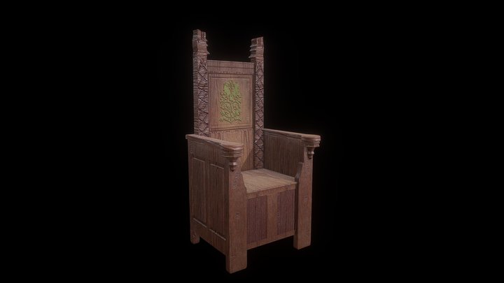 Sansa's Throne 3D Model