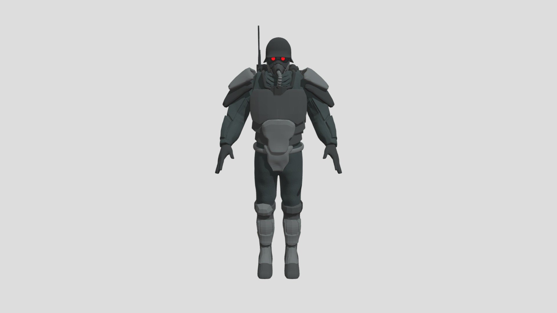 Jinroh - WolfBrigade  Soldier 3D Model