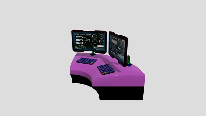Scifi Modular Table Corner Display – Modello 3D gratuito STL