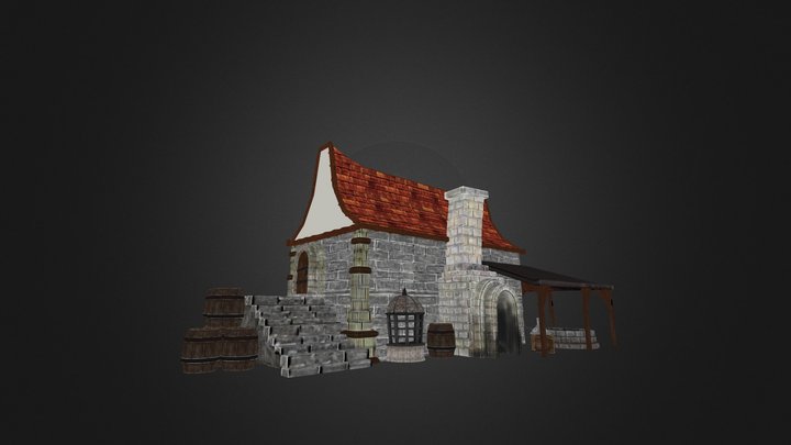 Blacksmiths House 3D Model