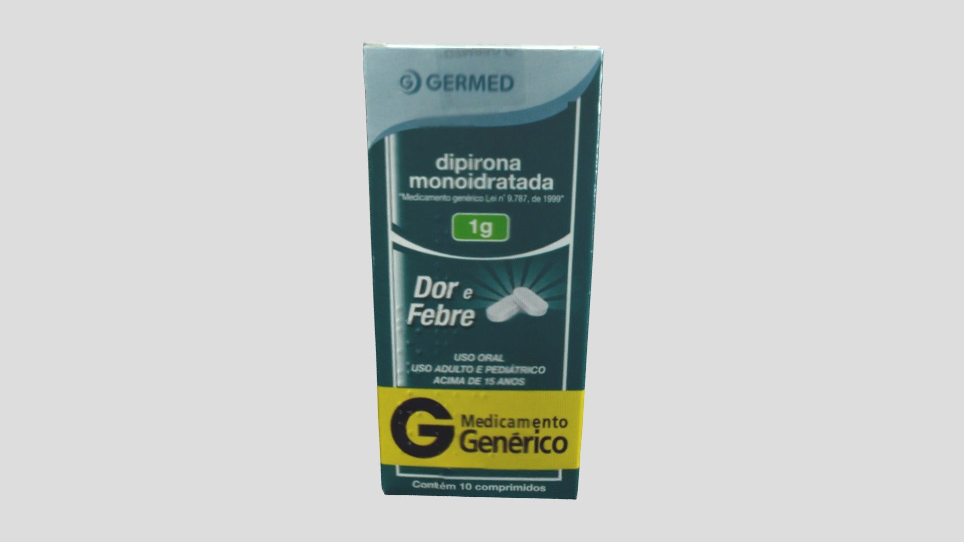 Germed (E) Dipirona Monoidratada 3D Model By 42LabsCS, 40% OFF