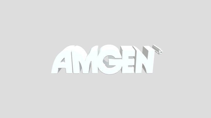 Amgen Logo 3D Model