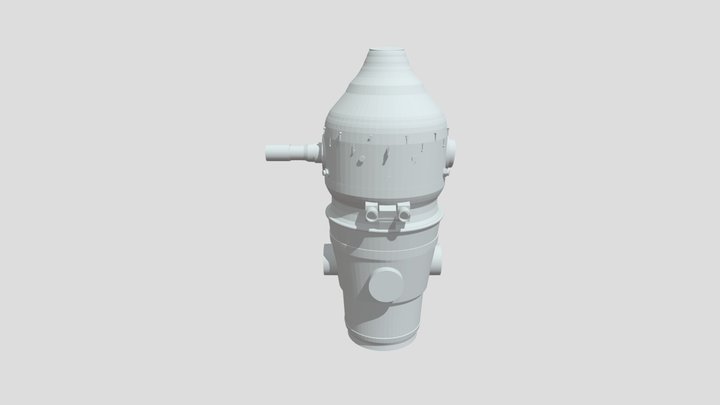 IG11 Droid Head 3D Model