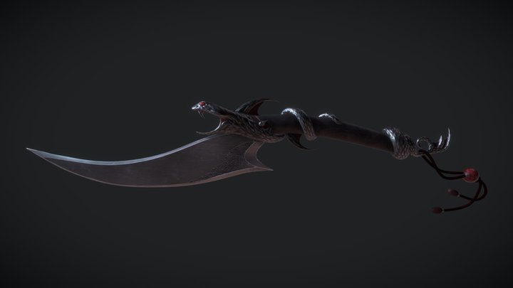 Serpentkin Dagger 3D Model