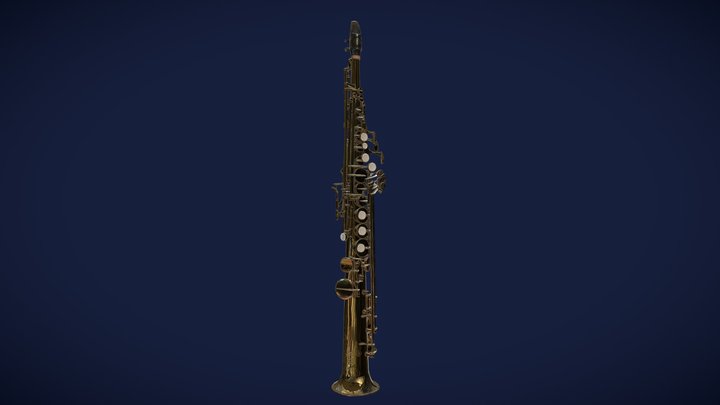 Saxophone 3D Model