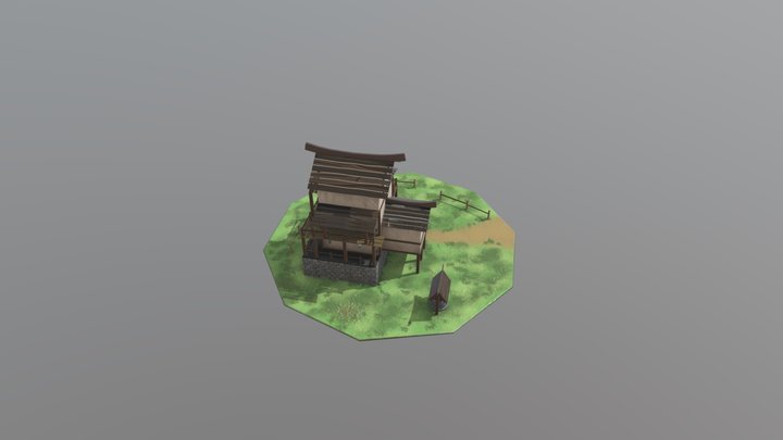 Medieval House 3D Model