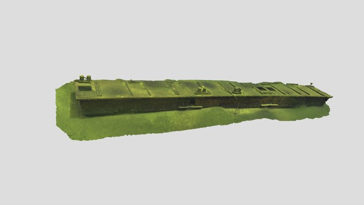Pontoon 3D Model