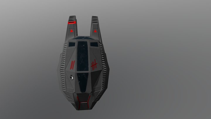 ODST Pod ONI Version 3D Model