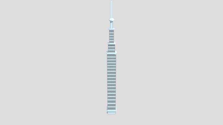 Low Poly Skyscraper FREE 3D Model