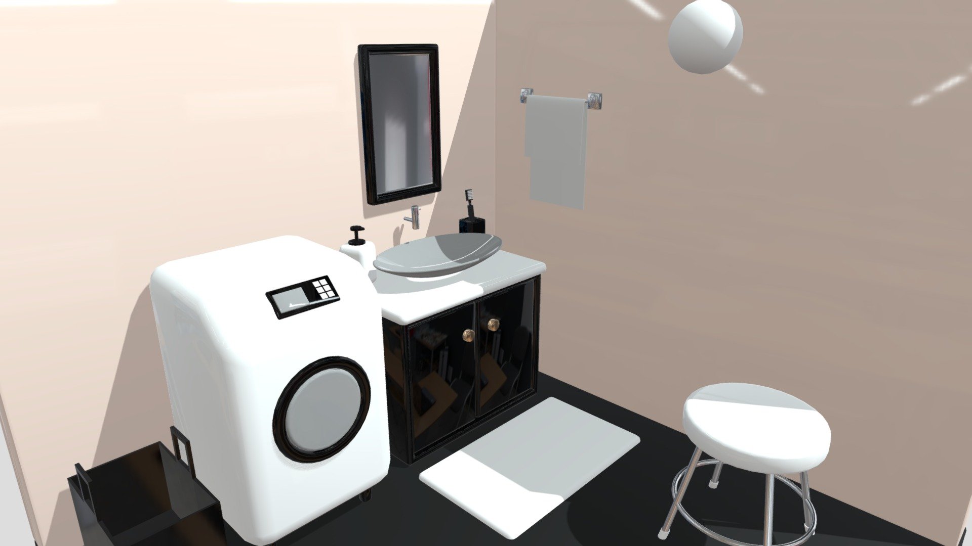 Lavatory - Download Free 3D Model By Tsutomu.saito [6fc7907] - Sketchfab