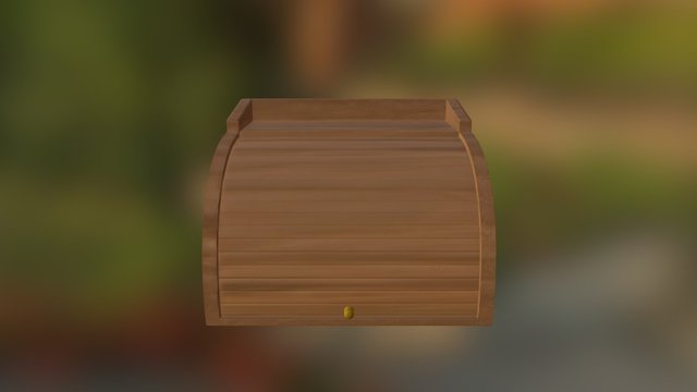 Breadbox Crate 3D Model