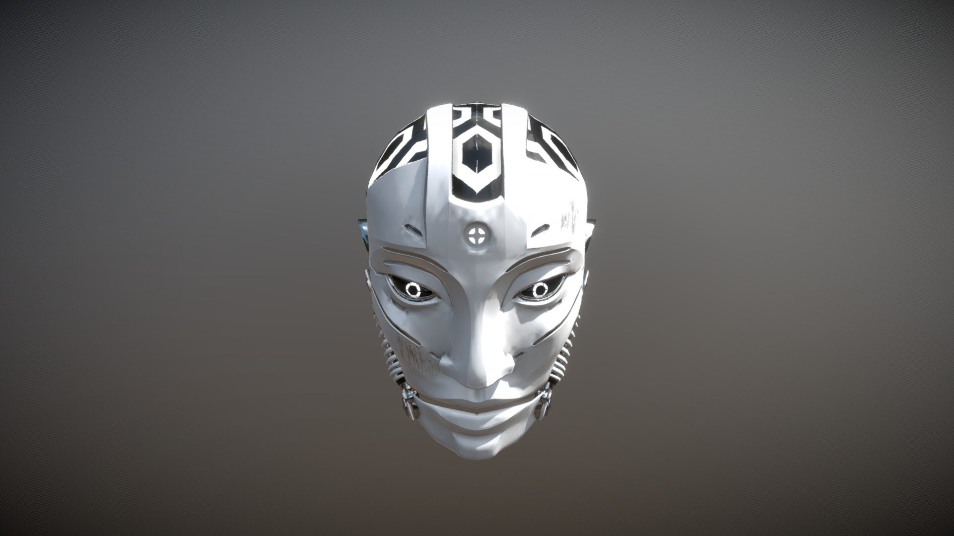 Mechanical Head 3D model by PepUp [6fc8053] Sketchfab