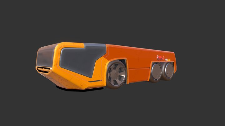 Volvo concept truck 3D Model