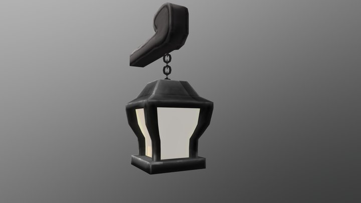 Lantern - Low poly - handpainted 3D Model