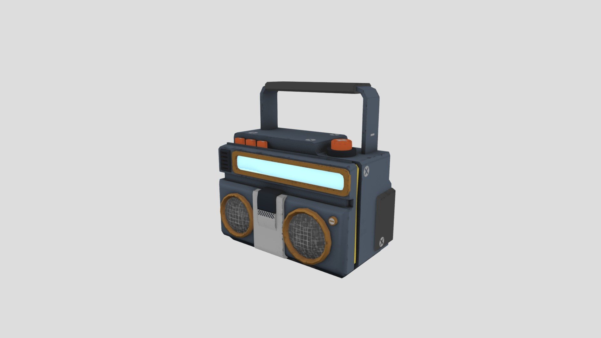 radio - Download Free 3D model by Leafyeh (@yjr1404428085) [6fc9cf2 ...