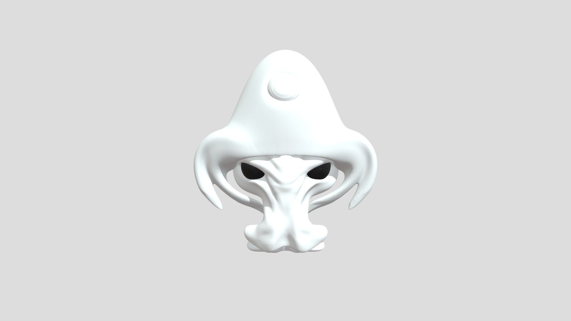 Alien with octopus helmet