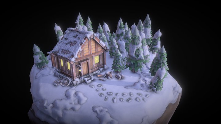 Tiny Cabin 3D Model
