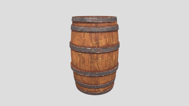 Barrel 3D Model