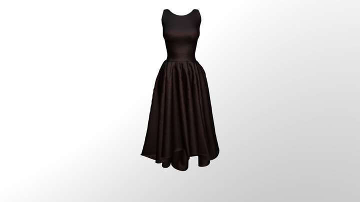 black dress 3D Model