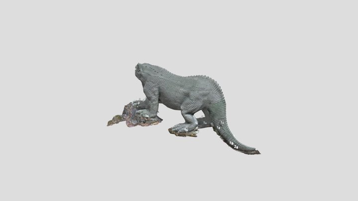 Whole Iguanodon 3D Model